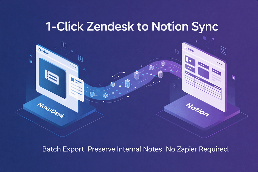 How to Reduce Manual Copy-Pasting Between Zendesk and Notion